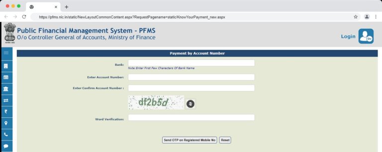 What is PFMS status?